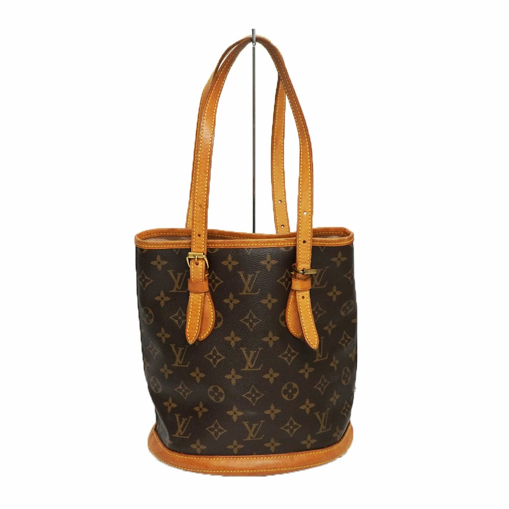 Louis Vuitton Bucket Tote Bag Monogram Canvas Brown